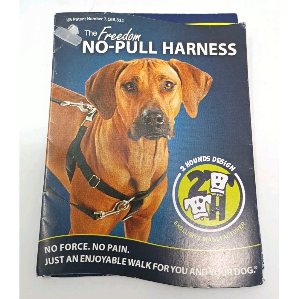 2 Hounds Design Freedom No Pull Dog Harness - Large Black